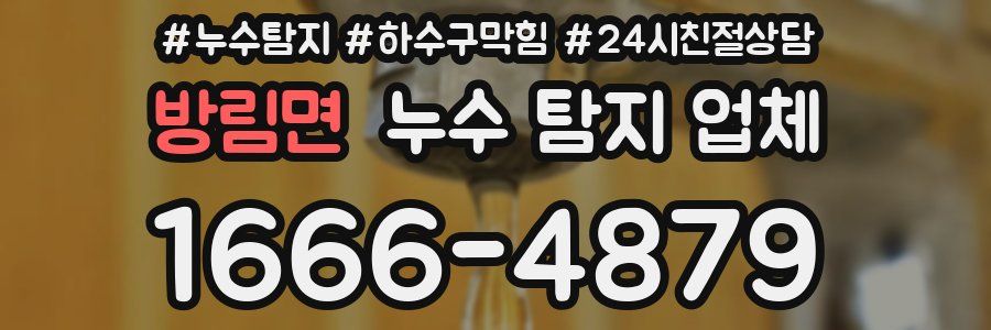 방림면 누수 탐지 업체