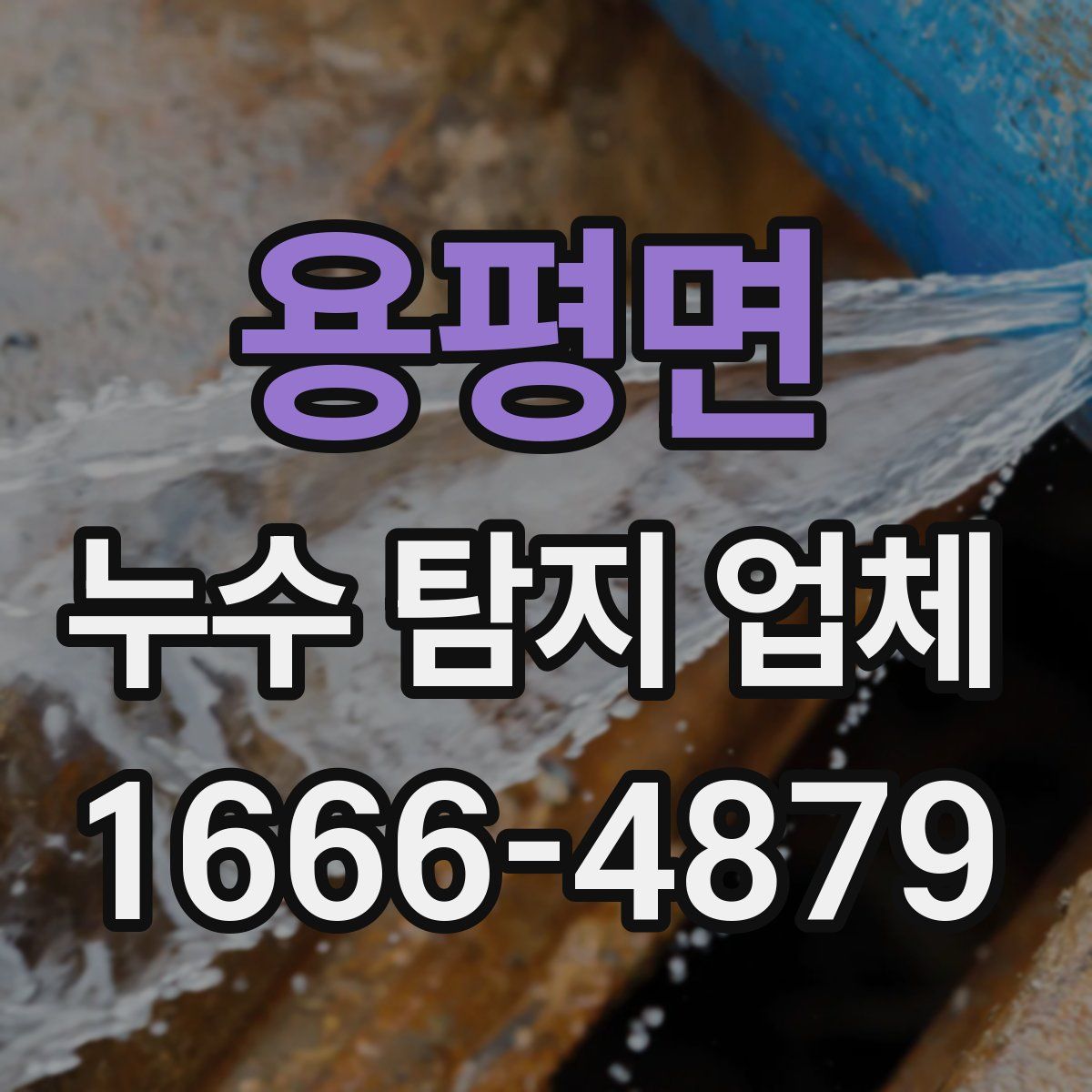 용평면 누수 탐지 업체