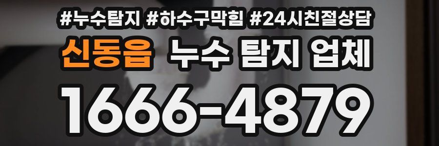 신동읍 누수 탐지 업체
