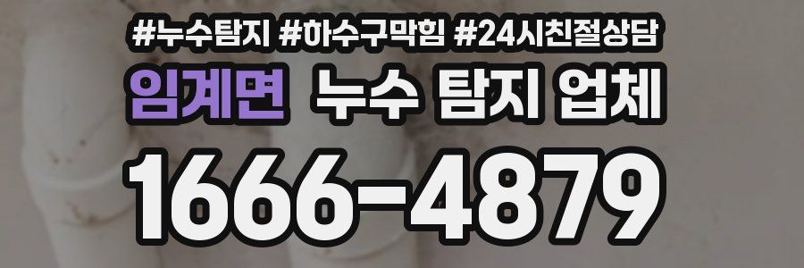임계면 누수 탐지 업체