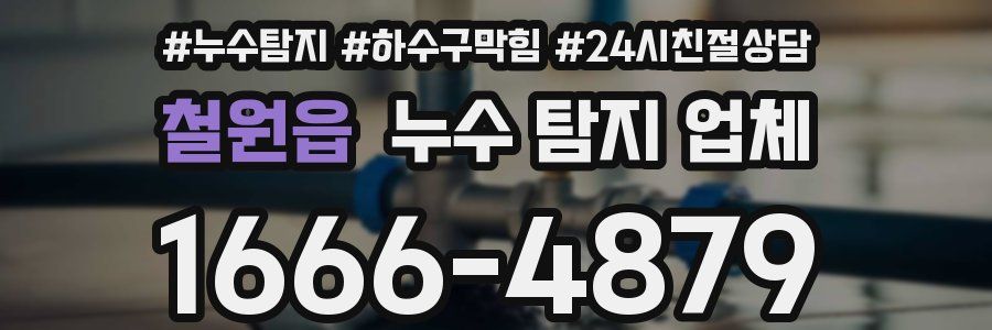 철원읍 누수 탐지 업체