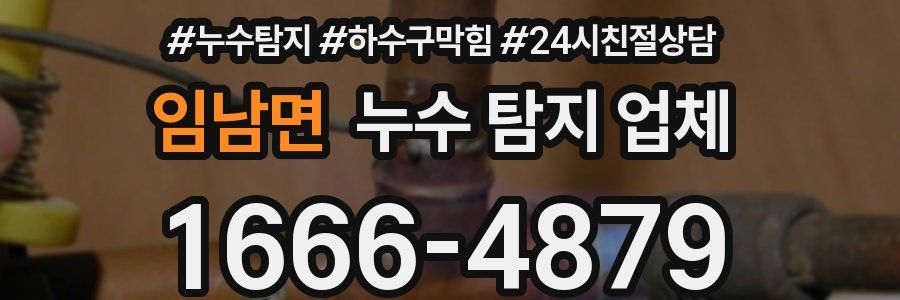 임남면 누수 탐지 업체