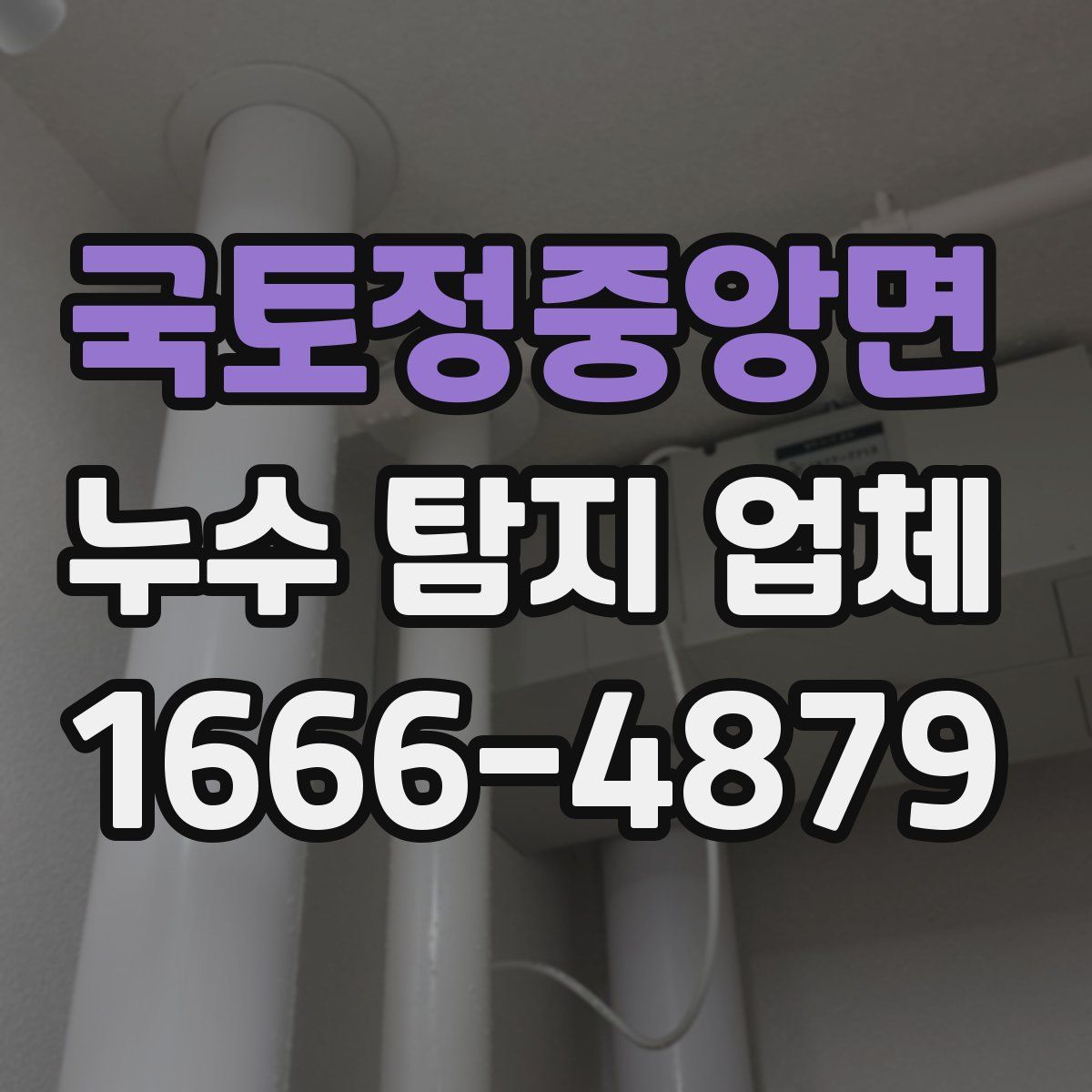국토정중앙면 누수 탐지 업체