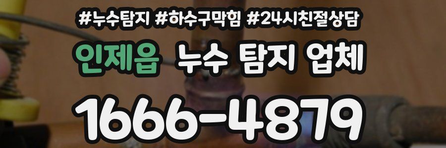 인제읍 누수 탐지 업체
