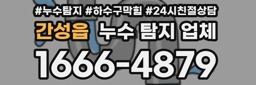 간성읍 누수 탐지 업체