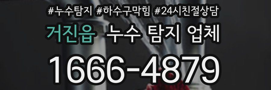 거진읍 누수 탐지 업체