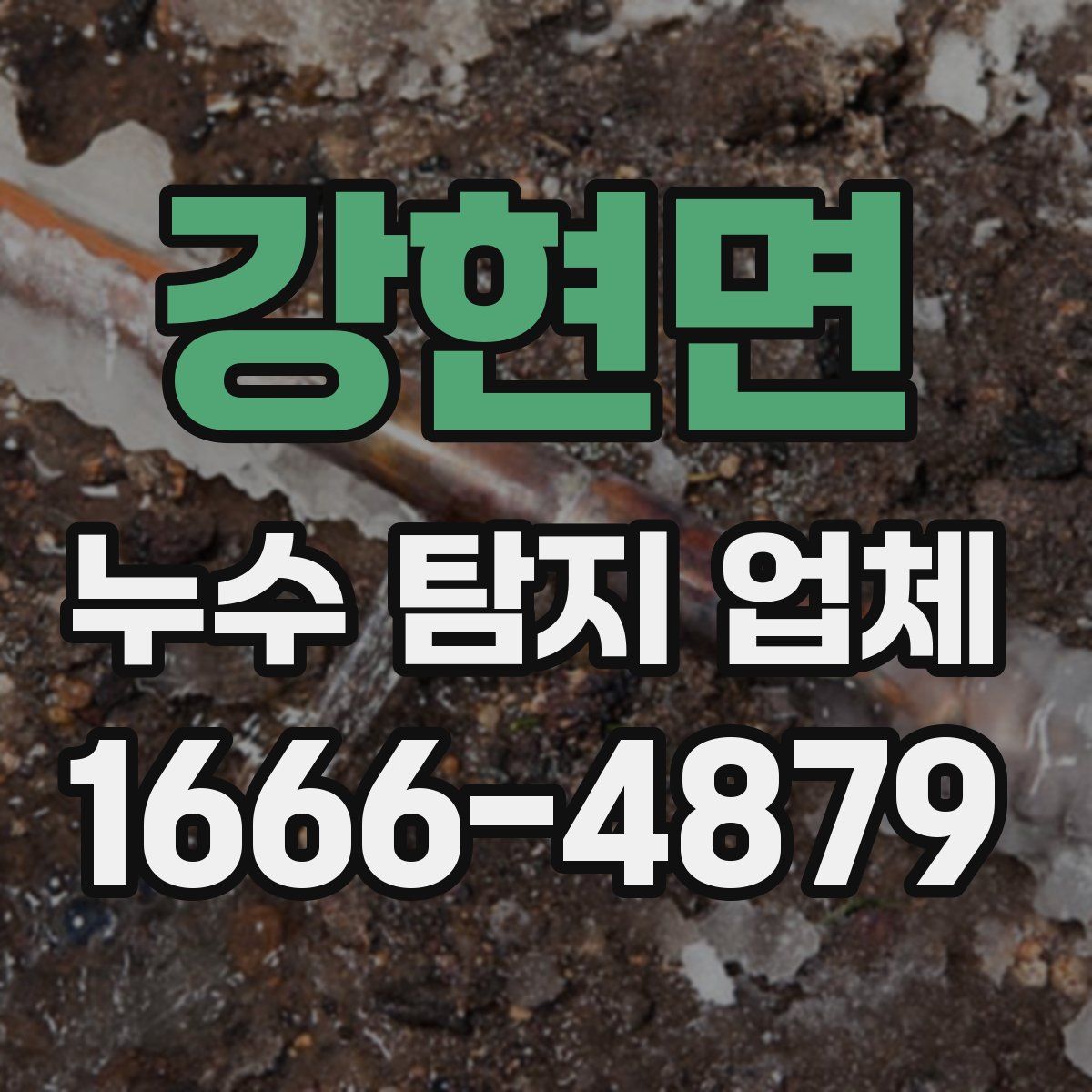 강현면 누수 탐지 업체