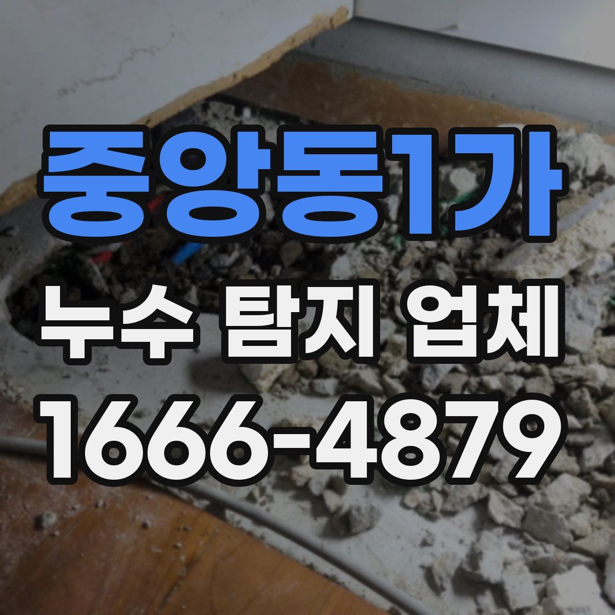 중앙동1가 누수 탐지 업체