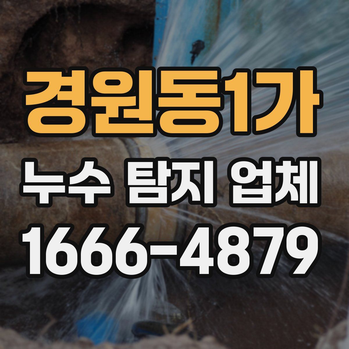 경원동1가 누수 탐지 업체