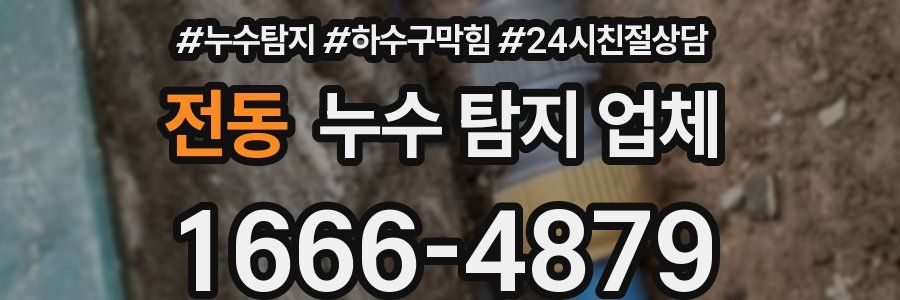 전동 누수 탐지 업체