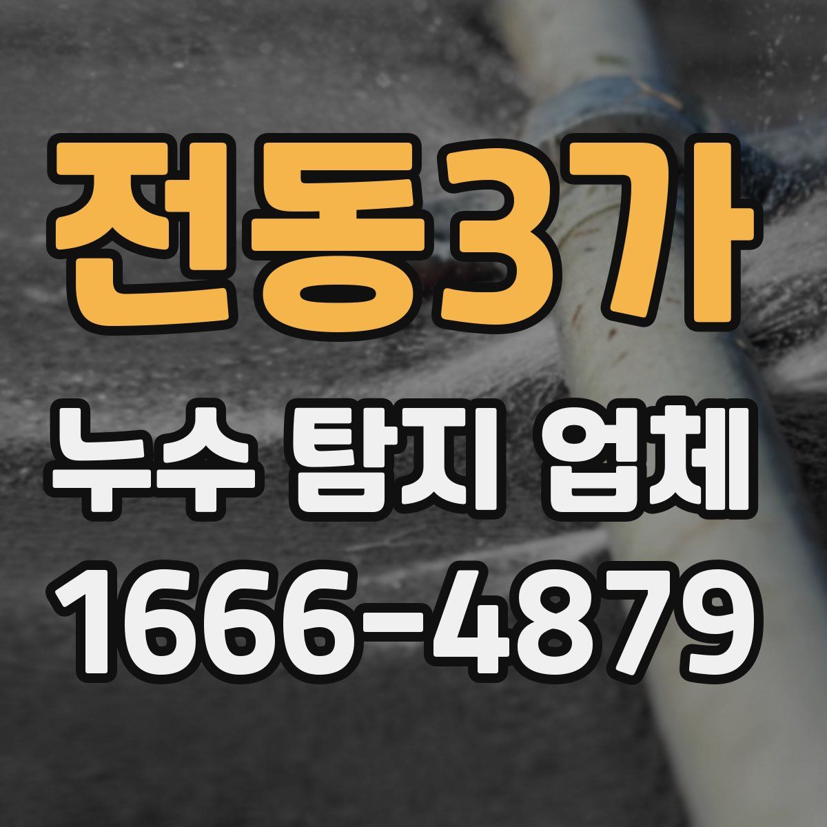 전동3가 누수 탐지 업체