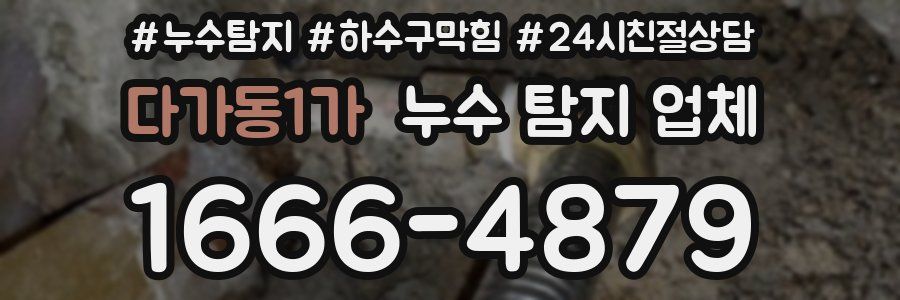 다가동1가 누수 탐지 업체