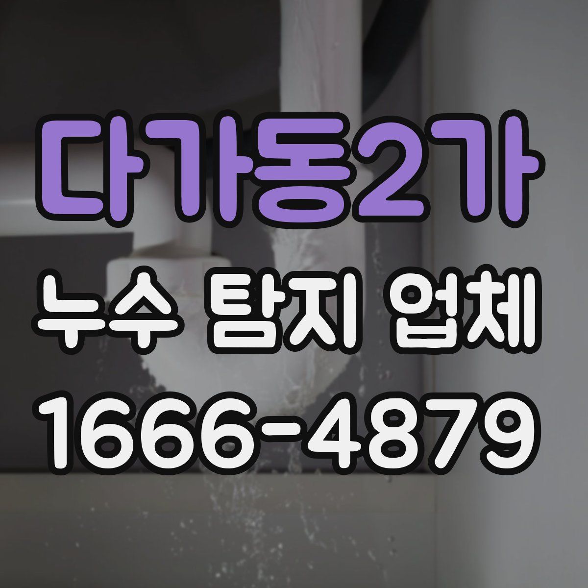 다가동2가 누수 탐지 업체