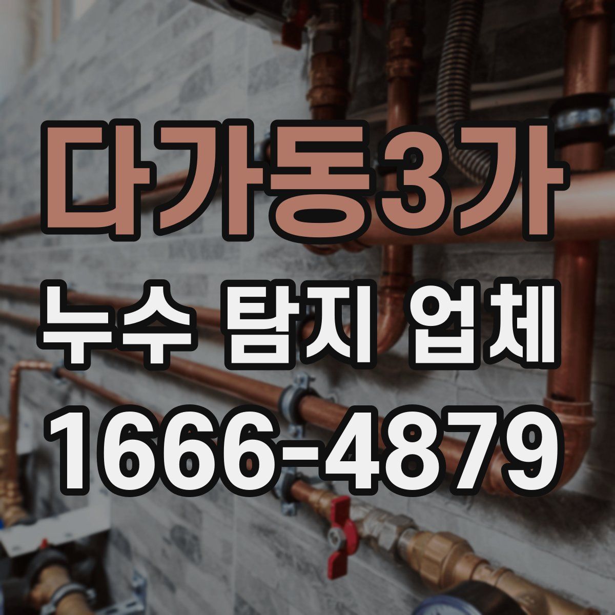 다가동3가 누수 탐지 업체