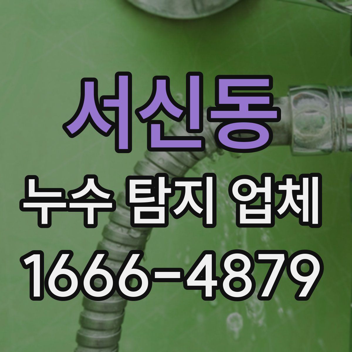 서신동 누수 탐지 업체
