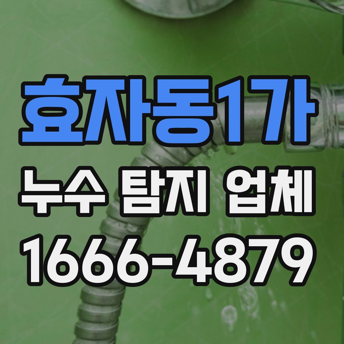 효자동1가 누수 탐지 업체