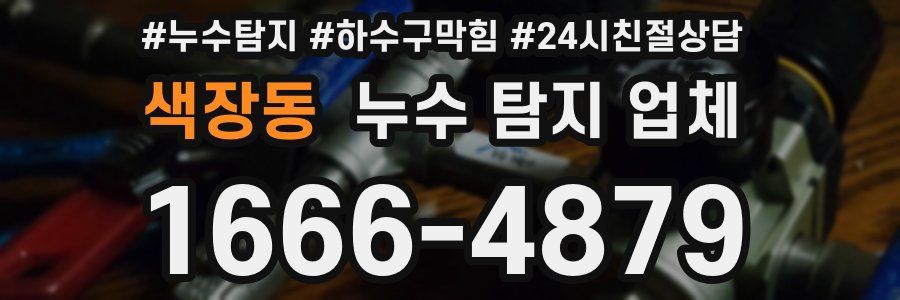 색장동 누수 탐지 업체