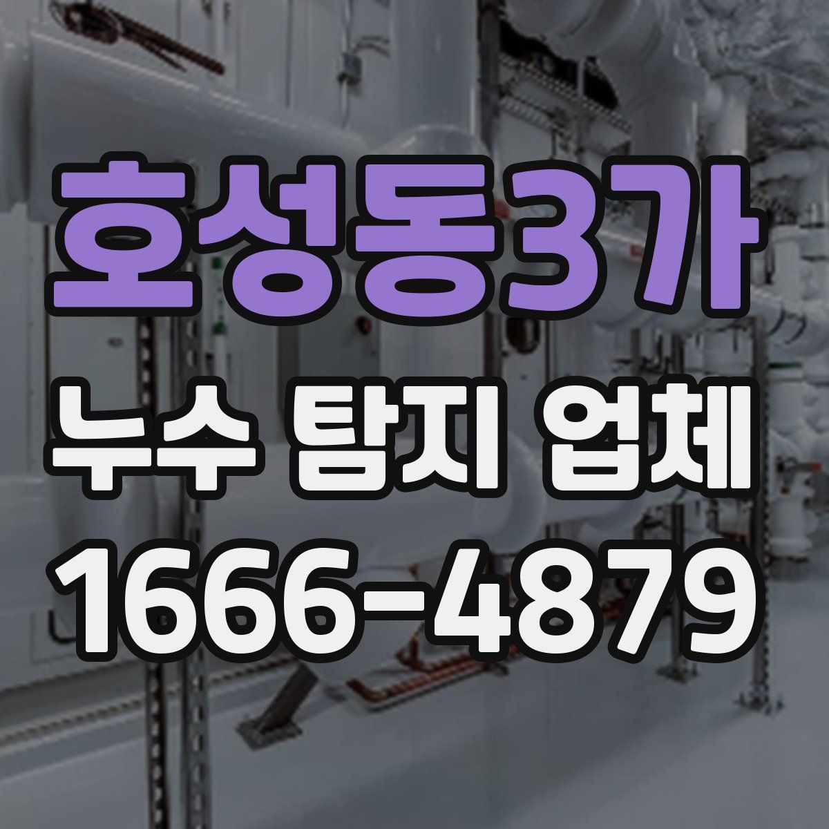 호성동3가 누수 탐지 업체