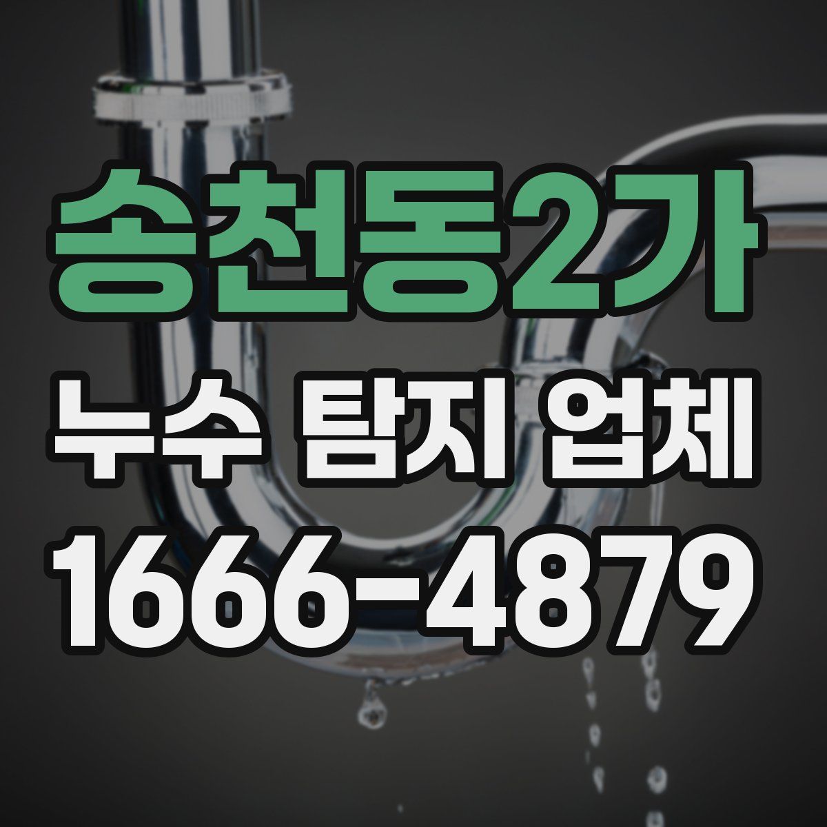 송천동2가 누수 탐지 업체