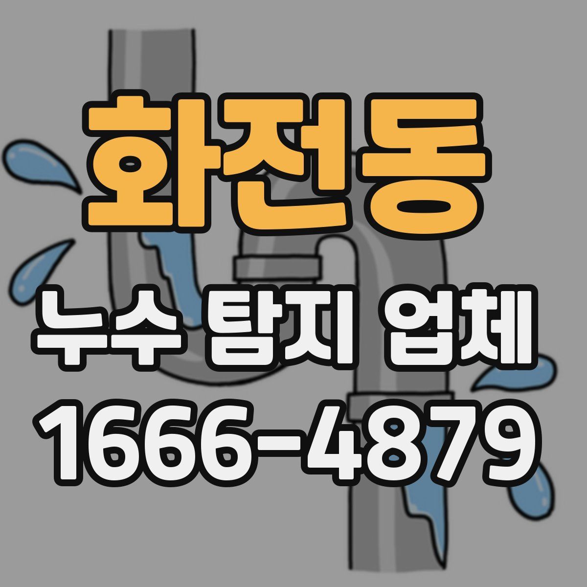 화전동 누수 탐지 업체