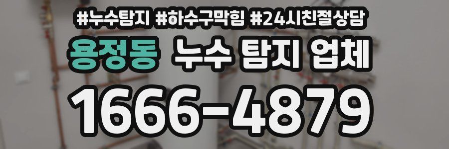 용정동 누수 탐지 업체