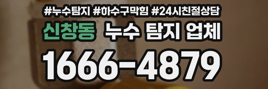 신창동 누수 탐지 업체