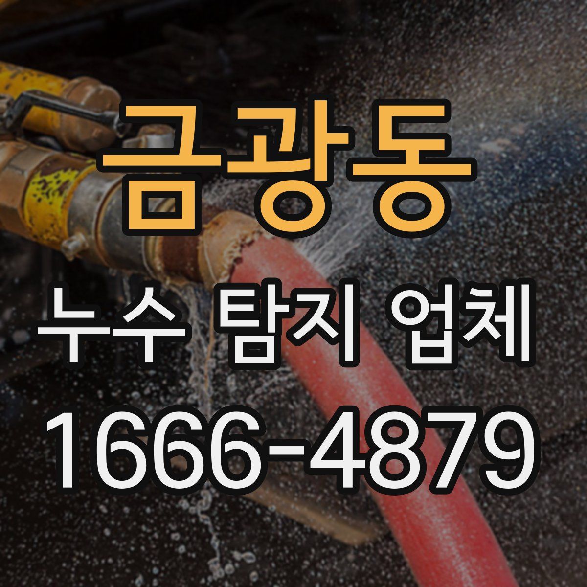 금광동 누수 탐지 업체