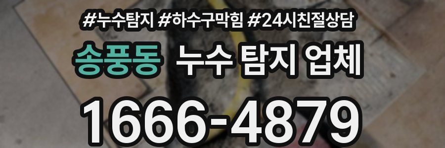 송풍동 누수 탐지 업체