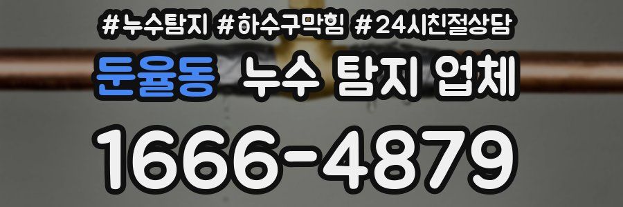 둔율동 누수 탐지 업체