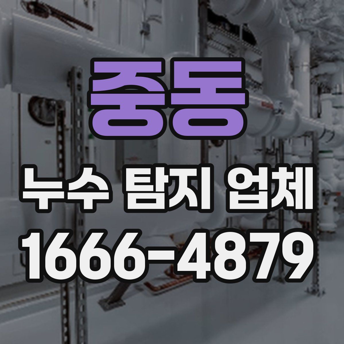 중동 누수 탐지 업체