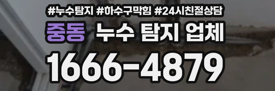 중동 누수 탐지 업체
