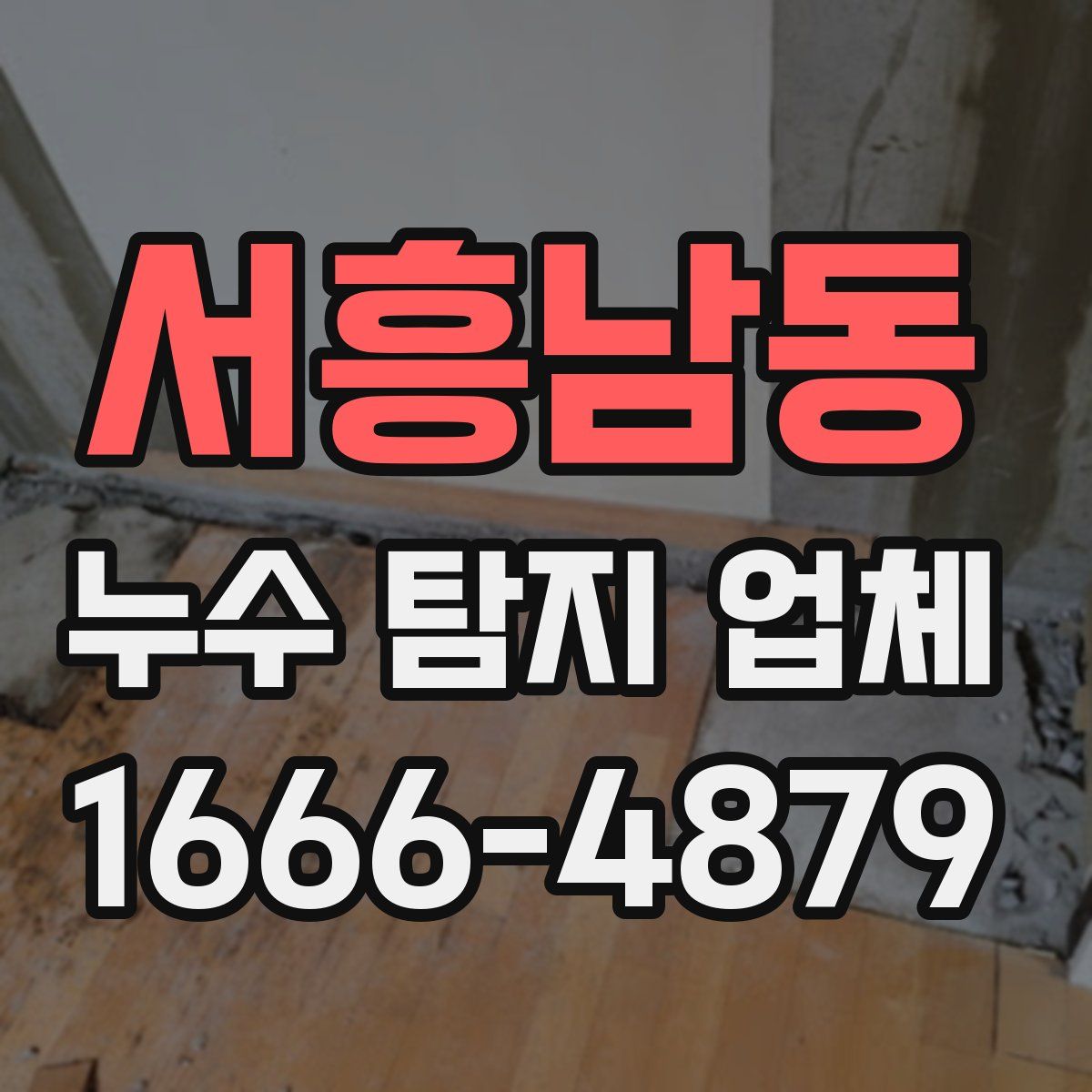 서흥남동 누수 탐지 업체