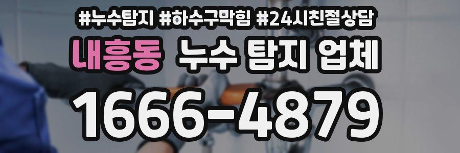 내흥동 누수 탐지 업체
