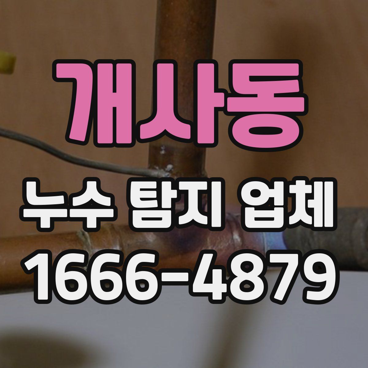 개사동 누수 탐지 업체