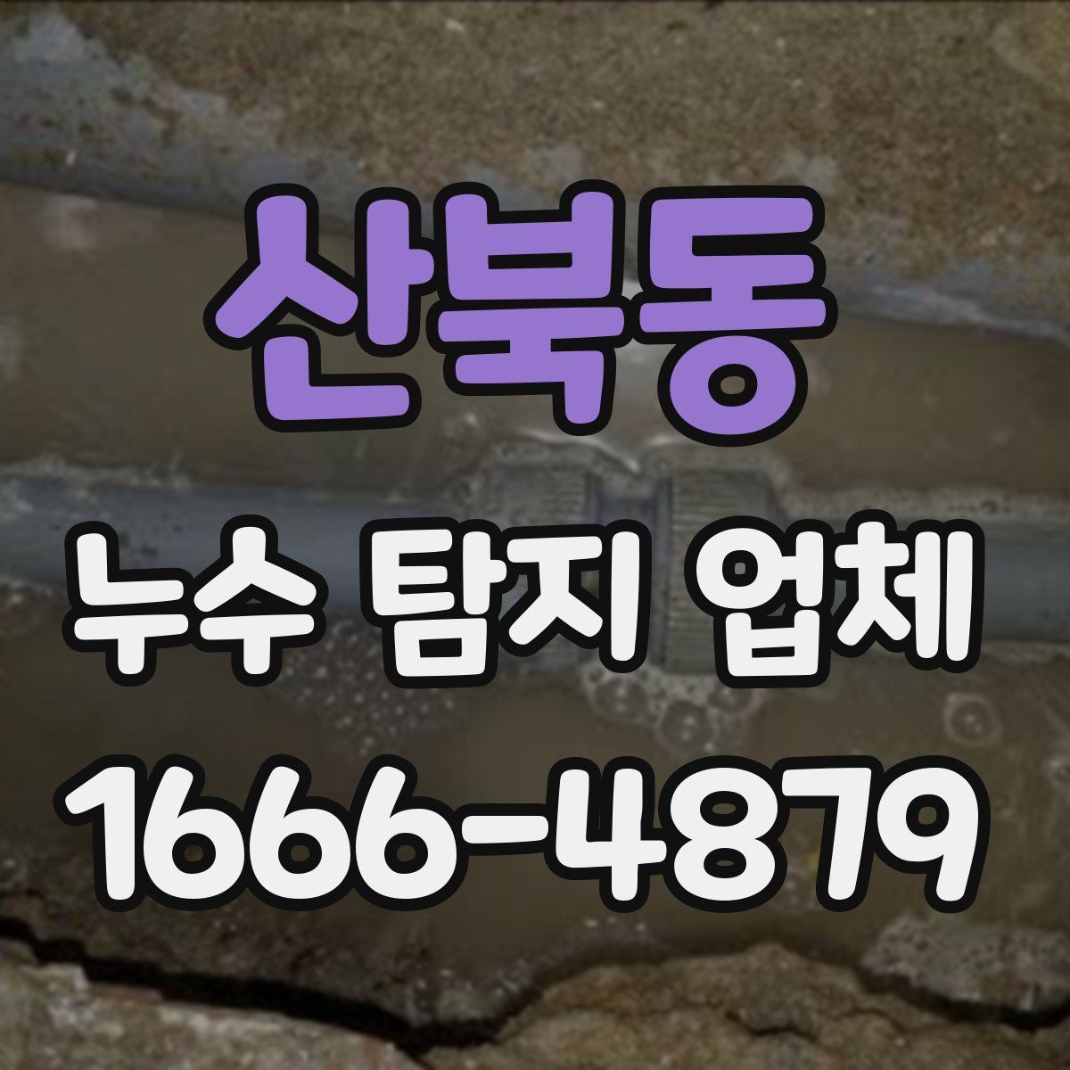 산북동 누수 탐지 업체