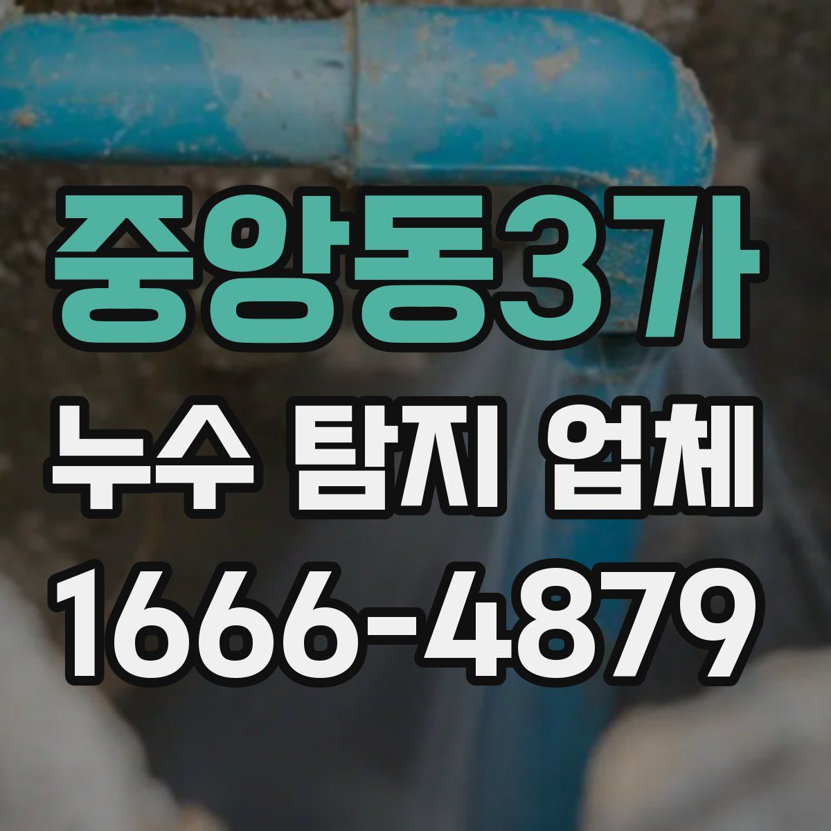 중앙동3가 누수 탐지 업체