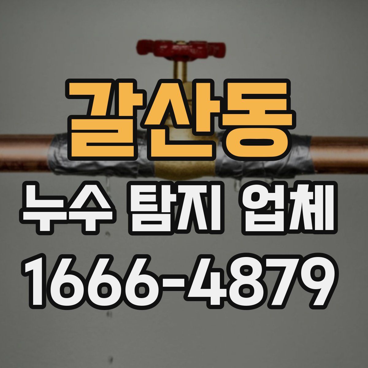 갈산동 누수 탐지 업체