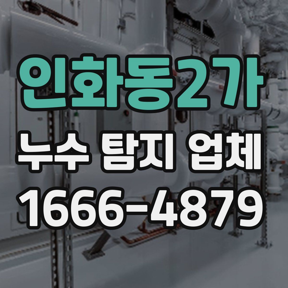 인화동2가 누수 탐지 업체