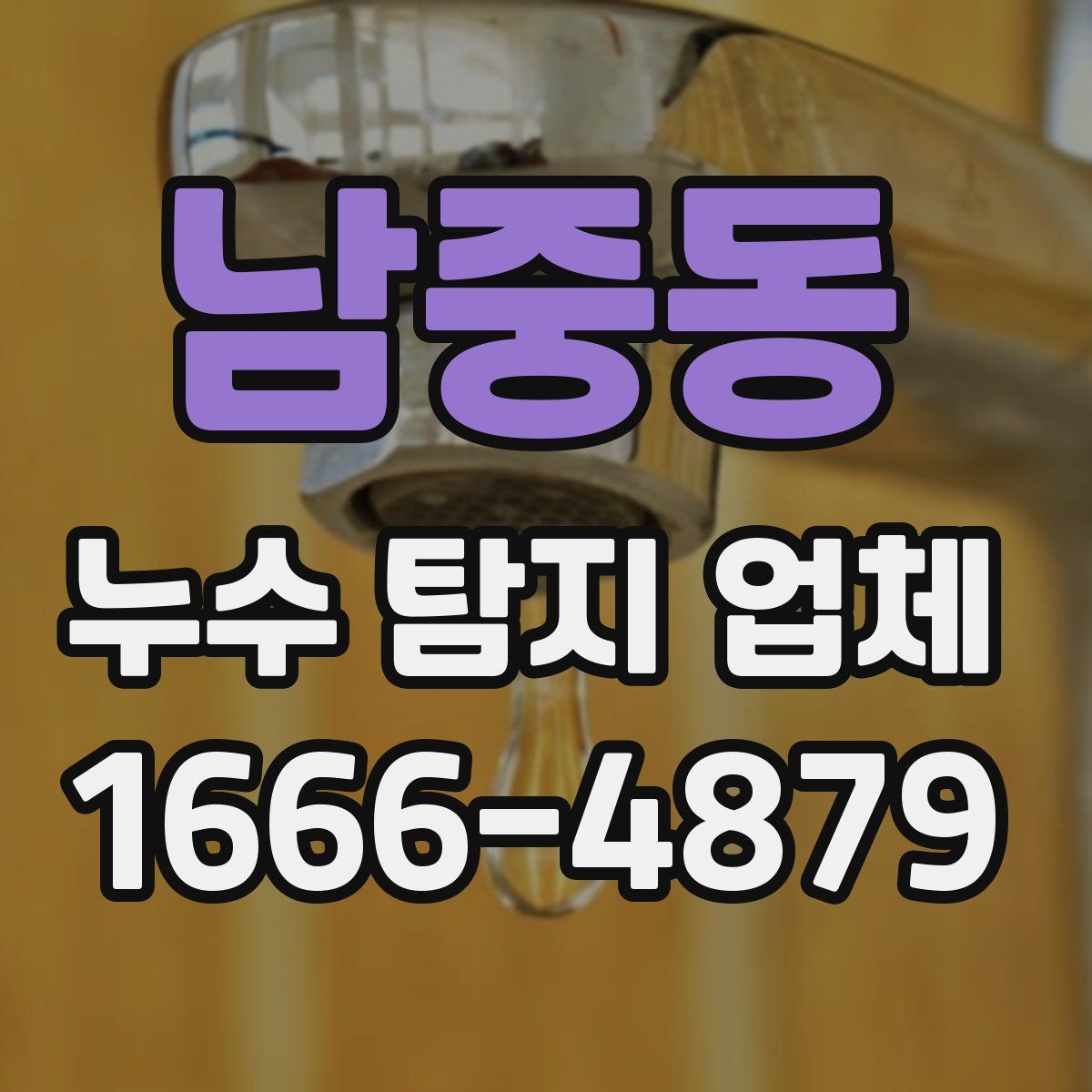 남중동 누수 탐지 업체