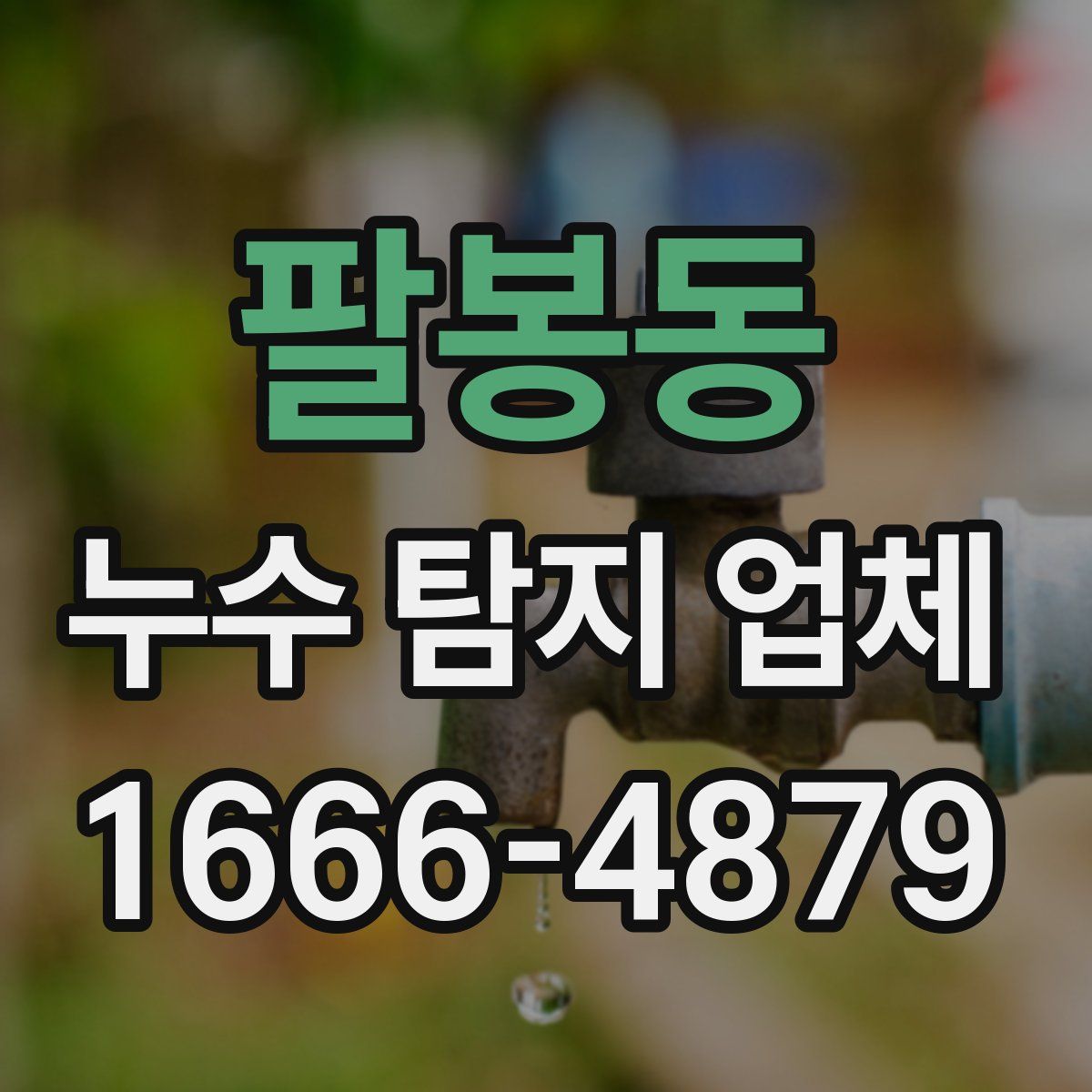 팔봉동 누수 탐지 업체