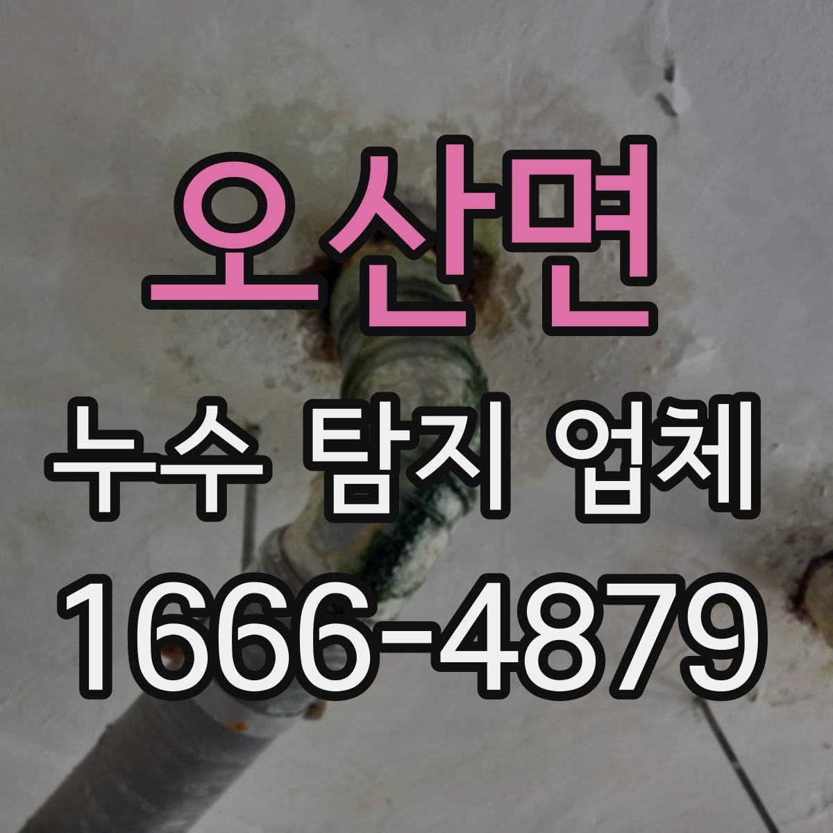 오산면 누수 탐지 업체