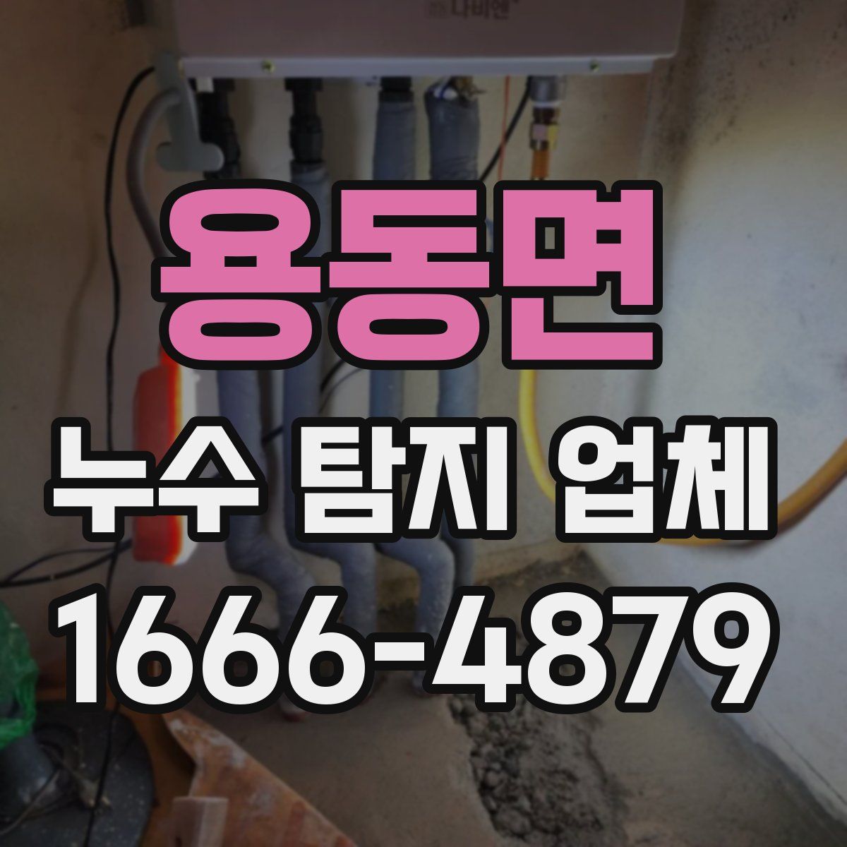 용동면 누수 탐지 업체