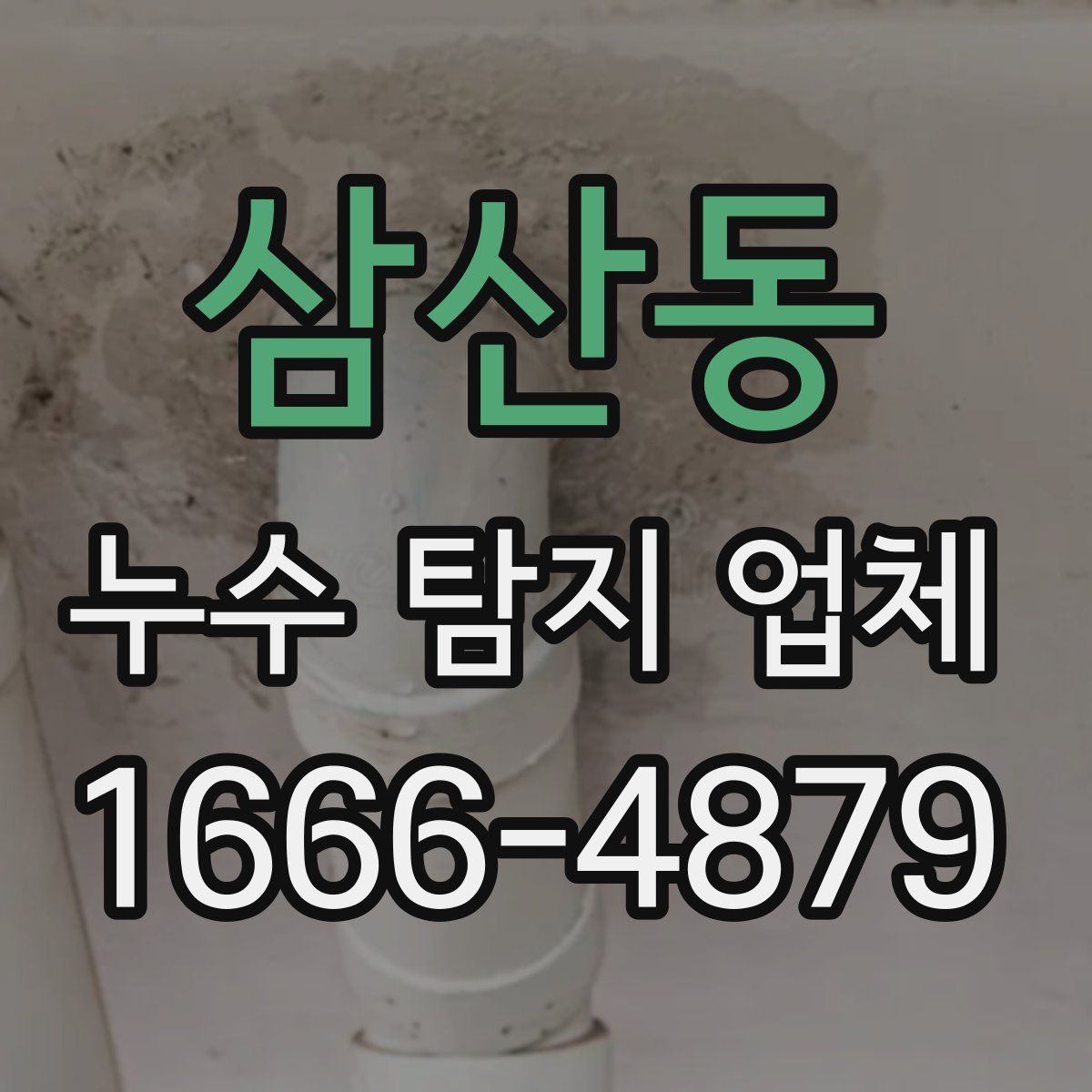 삼산동 누수 탐지 업체
