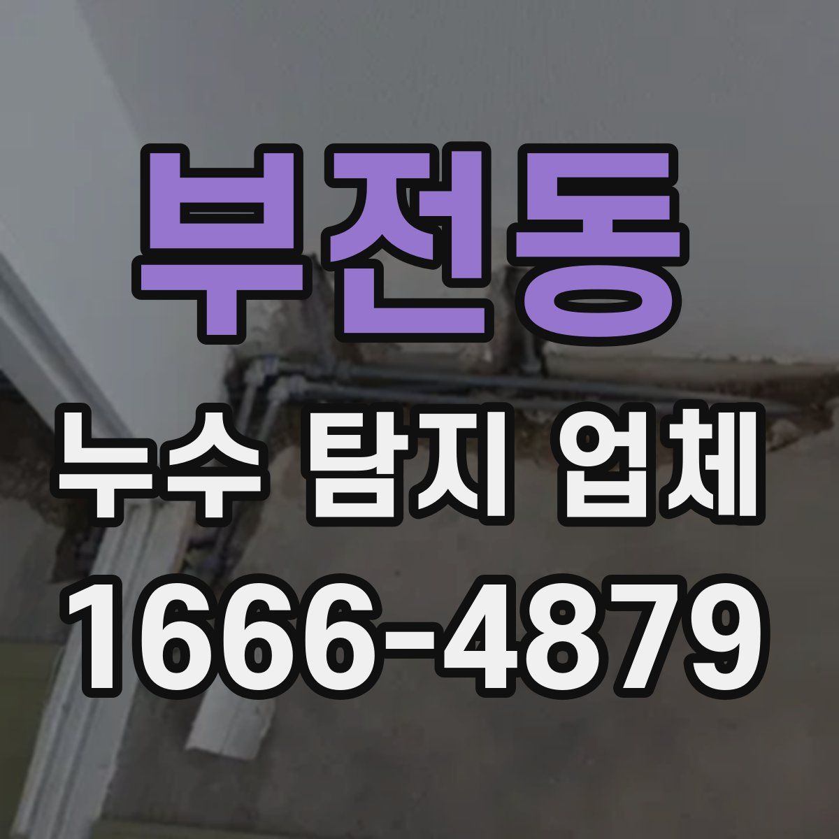 부전동 누수 탐지 업체