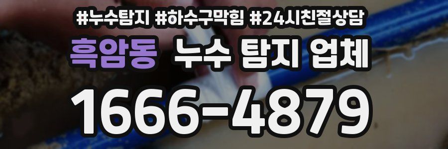 흑암동 누수 탐지 업체