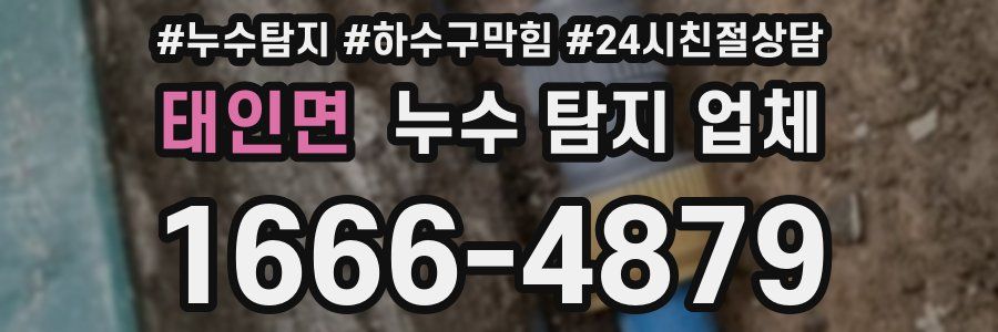 태인면 누수 탐지 업체