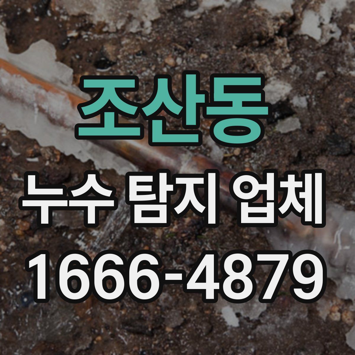 조산동 누수 탐지 업체