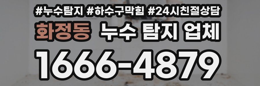 화정동 누수 탐지 업체