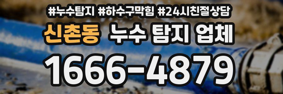 신촌동 누수 탐지 업체