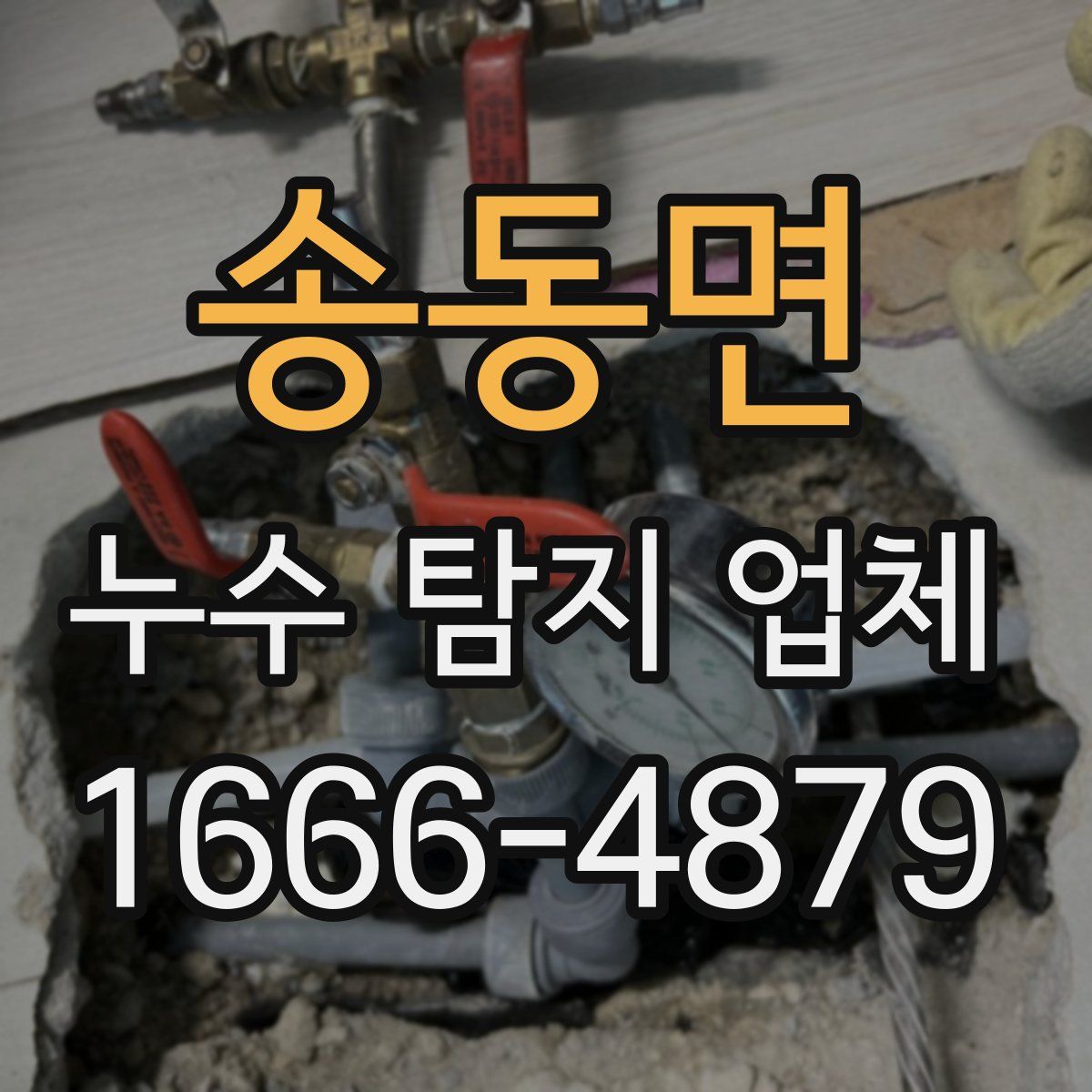 송동면 누수 탐지 업체